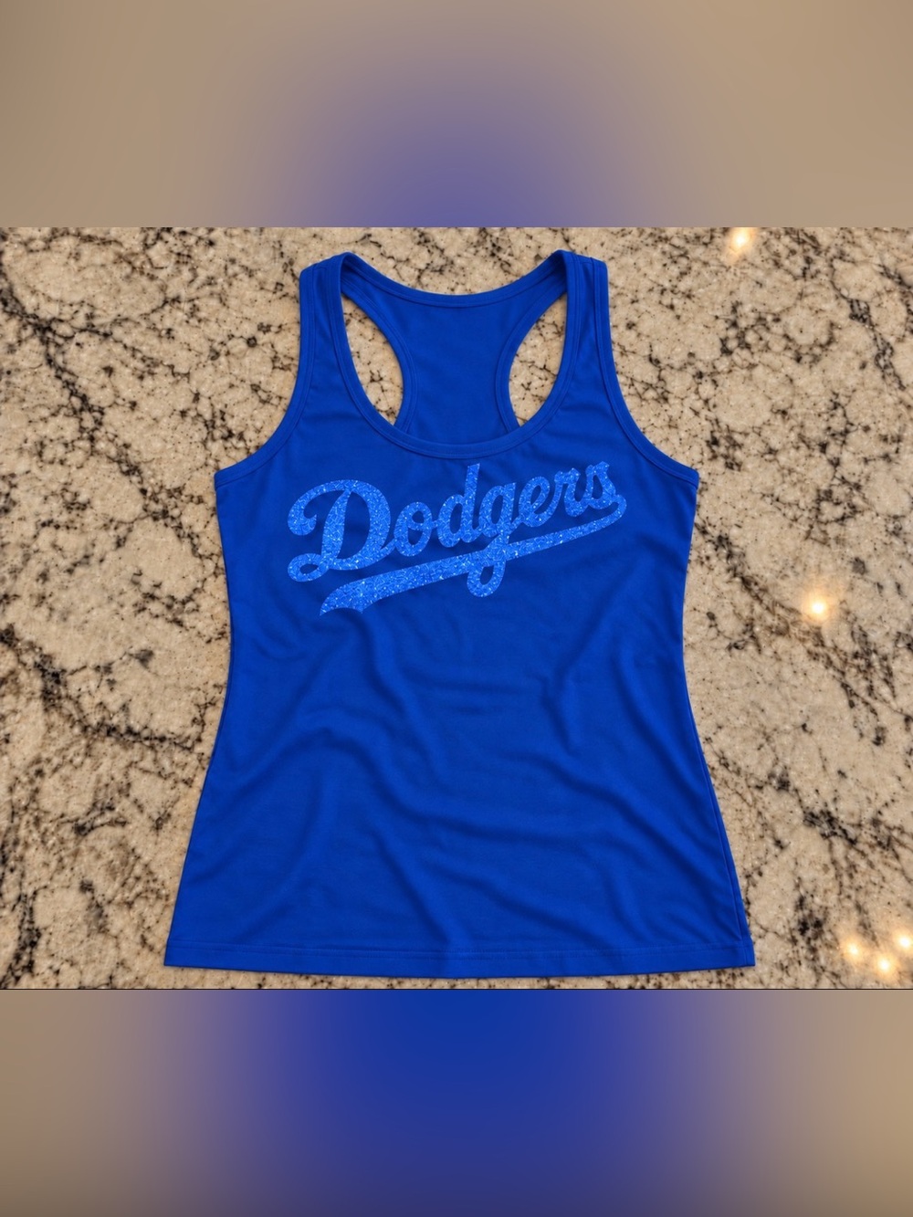 Los Angeles Dodgers Women's Blue Racerback Tank